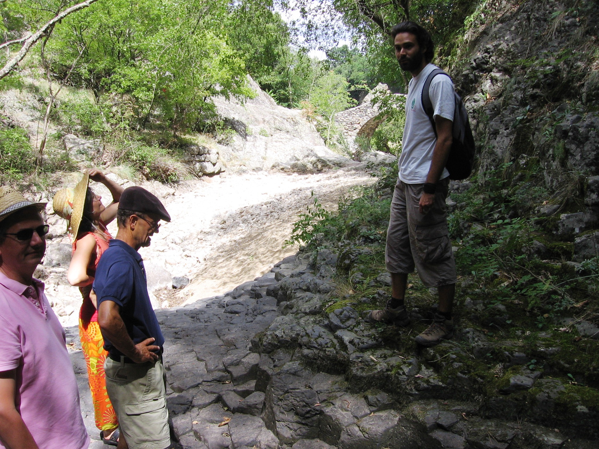 Jaujac - Maison du Parc naturel regional des monts d'Ardèche visite de Jaujac ©N.Klee