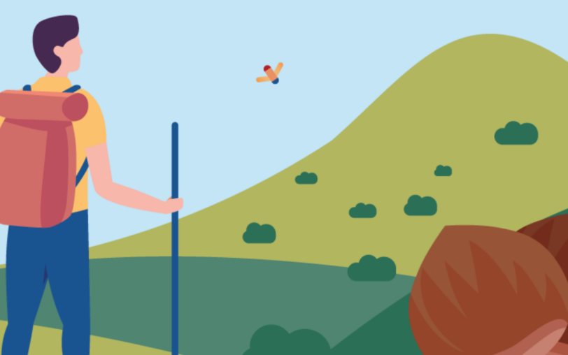 Visuel application rando monts ardèche