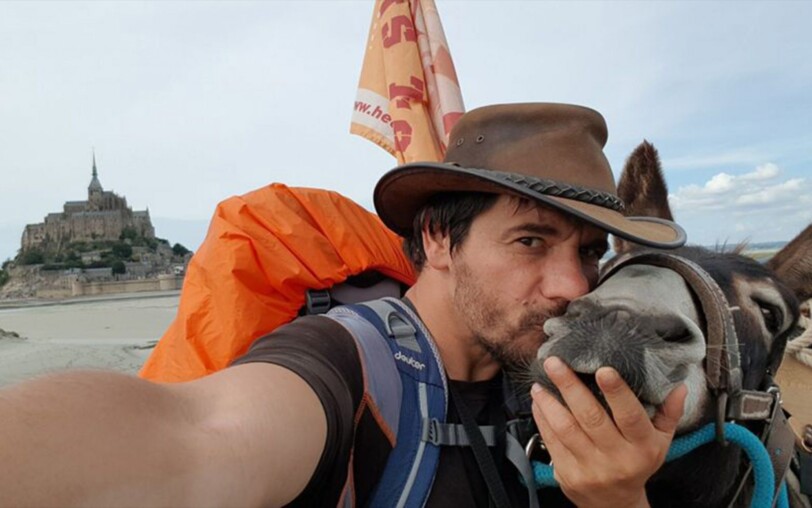 Ausstellung: Die Reise von Stéphane Blaise und seinem Esel Marius_Thueyts