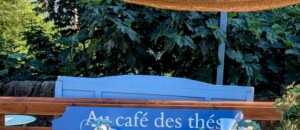 Vue sur la terrasse toilée