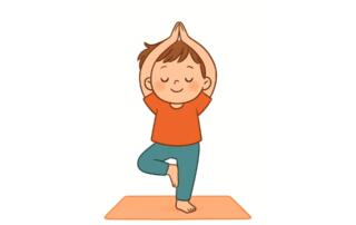 Yoga enfant - ©chatgpt
