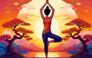 Yoga zen coloré - ©sourcesetvolcans photoshop